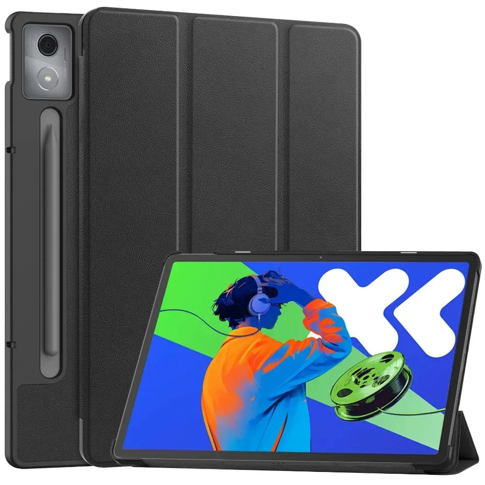 For Xiaoxin Pad Pro 12.7 2025 Tri-Folding Stand Smart Tablet Case for Lenovo XiaoxinPad Xiaoxin Pad Pro 12.7 2025 Cover funda