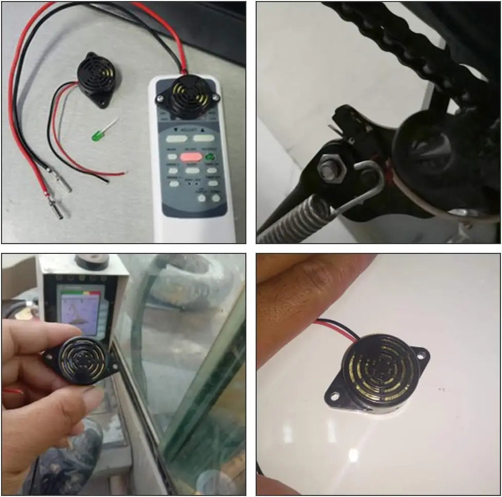 5pcs DC 3-24V Buzzer Alarm Continuous Sounder SFM-20B 2312 Active Piezo Buzzer Buzzerphone Beep Tone Speaker Alarm