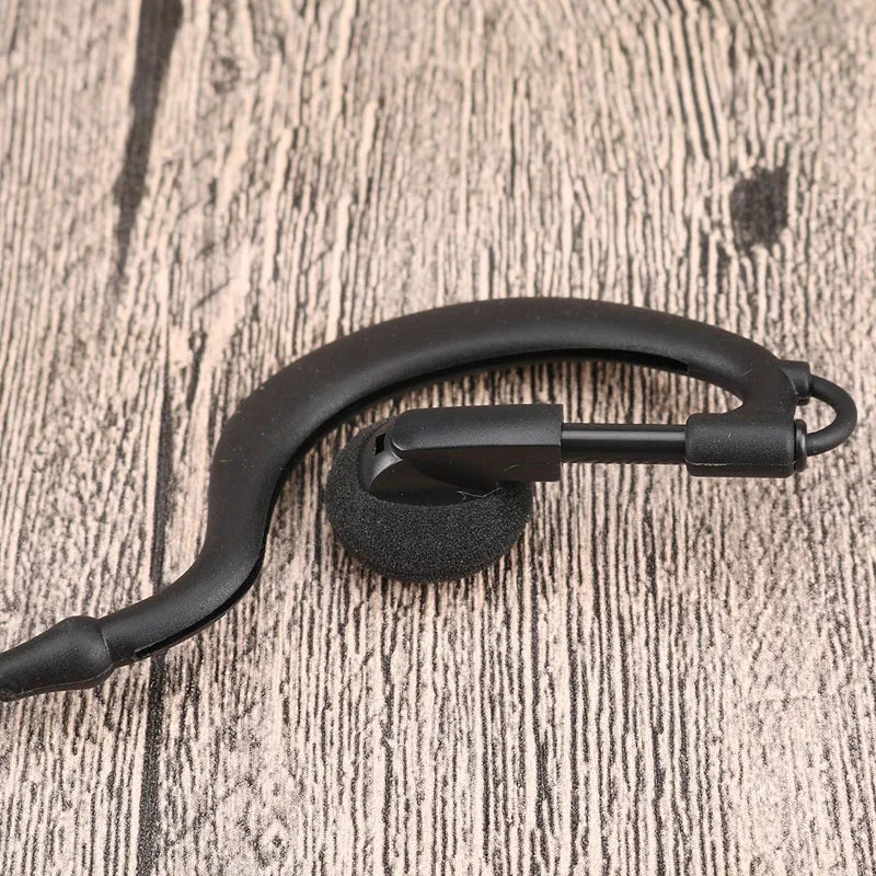 Hytera G-shape Earhook Earpiece PTT Mic Microphone Headset for HYT PD600 PD602 PD605 PD662 PD665 PD680 PD682 PD685 X1p X1e Radio