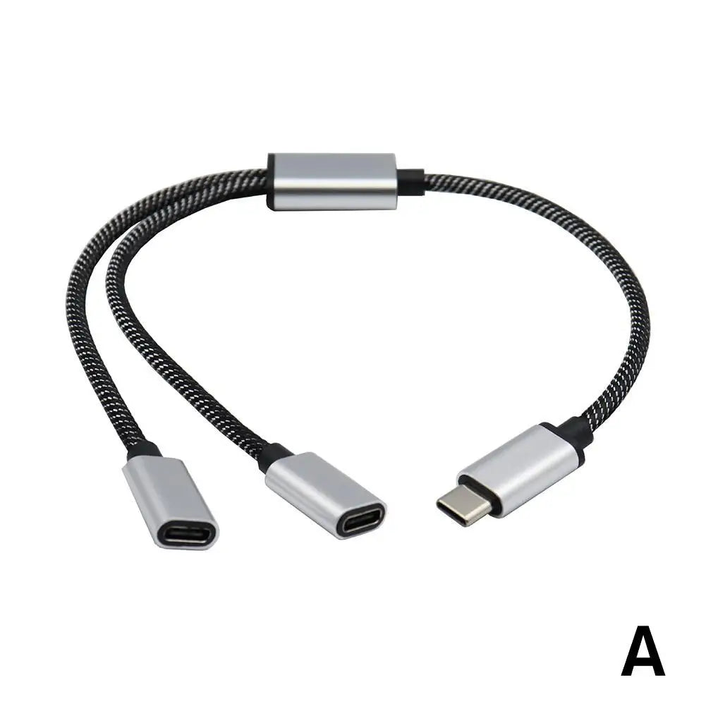Type C Hub 3-port One To Two Type C Interface Type C Splitter