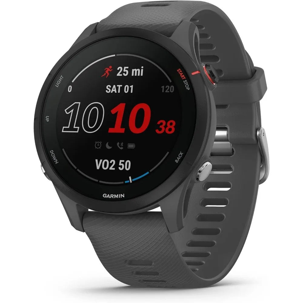 Garmin Forerunner 255 Smartwatch for Men Women, Multisport Fitness Tracker, Built-in GPS, Sleep & Stress Tracking, Swim Proof, Long Battery Life