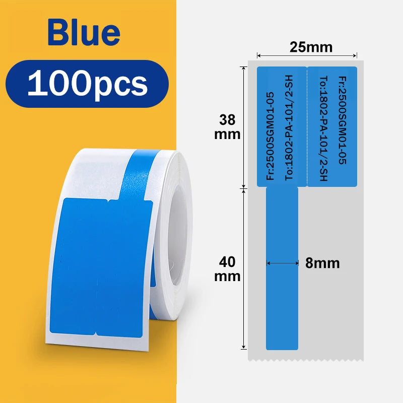 【Cable Wire Sticker】M110 M200 M220 MAKER F-Type Label Self-Adhesive Cable Electric Flexible Labels