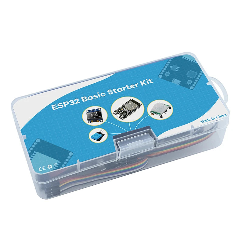 Basic Starter Kit for ESP32 ESP-32S WIFI Development Board for Arduino Project Learning Kit with Tutorials ESP32 Kit with Box