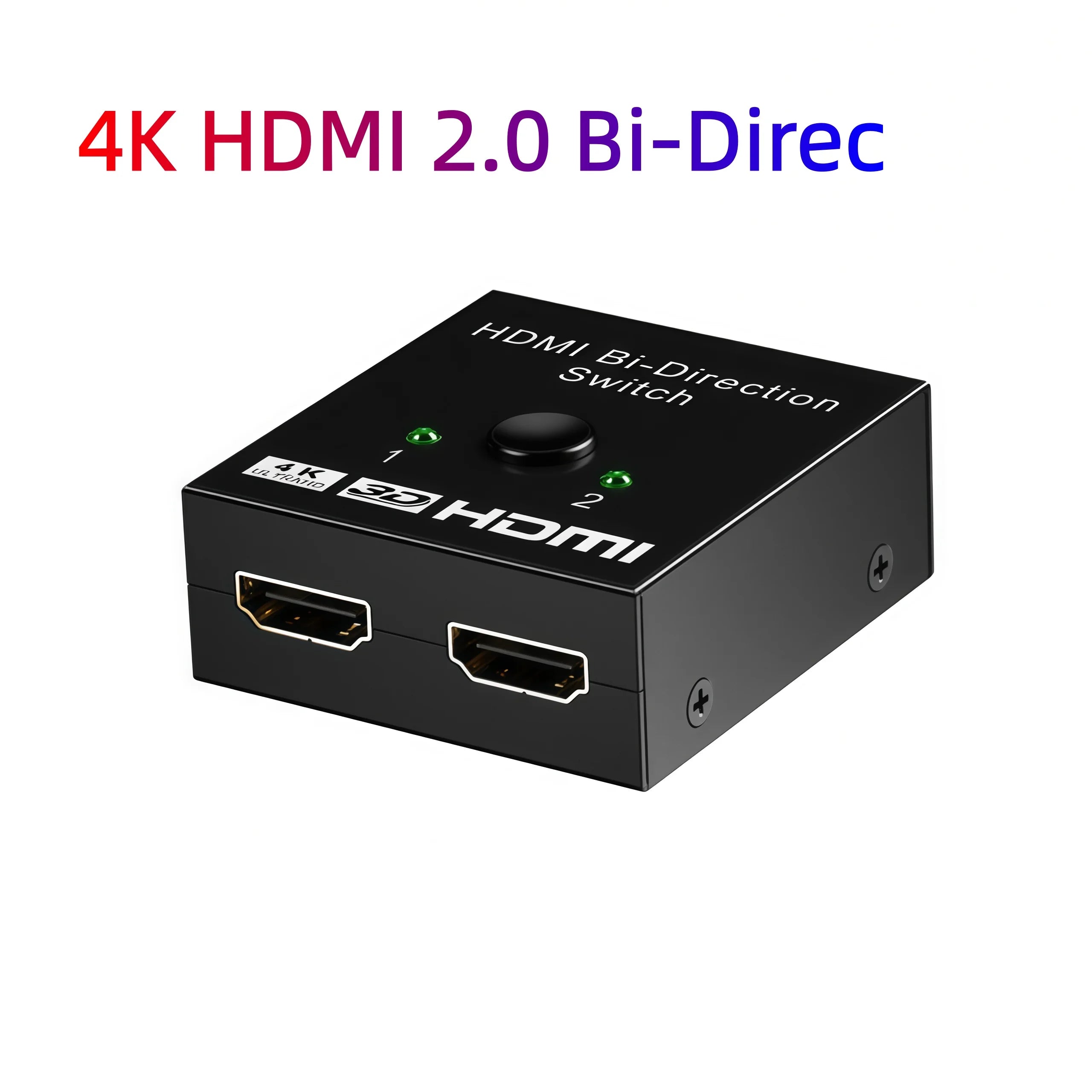 4k Switch Bi-Direction 2.0 Splitter HDMI-compatible 1x2/2x1 Adapter2 in 1 out Converter for  Switcher PS4 Pro/4/3 TV Box