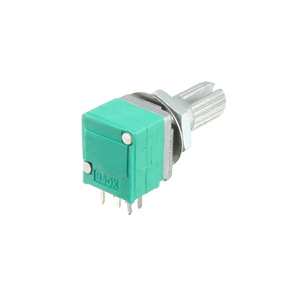 5Pcs RK097N 3Pin Potentiometers Industrial Switches B1K 5K 10K 20K 50K 100K 500K Switch Audio Shaft 15mm Amplifier Sealing RK097