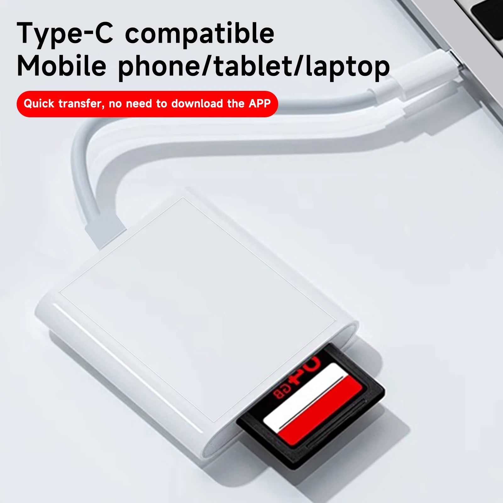 2 in 1 OTG Type C Card Reader USB Flash Drive SD/TF Memory Card Adapter for Smartphones And Tablets