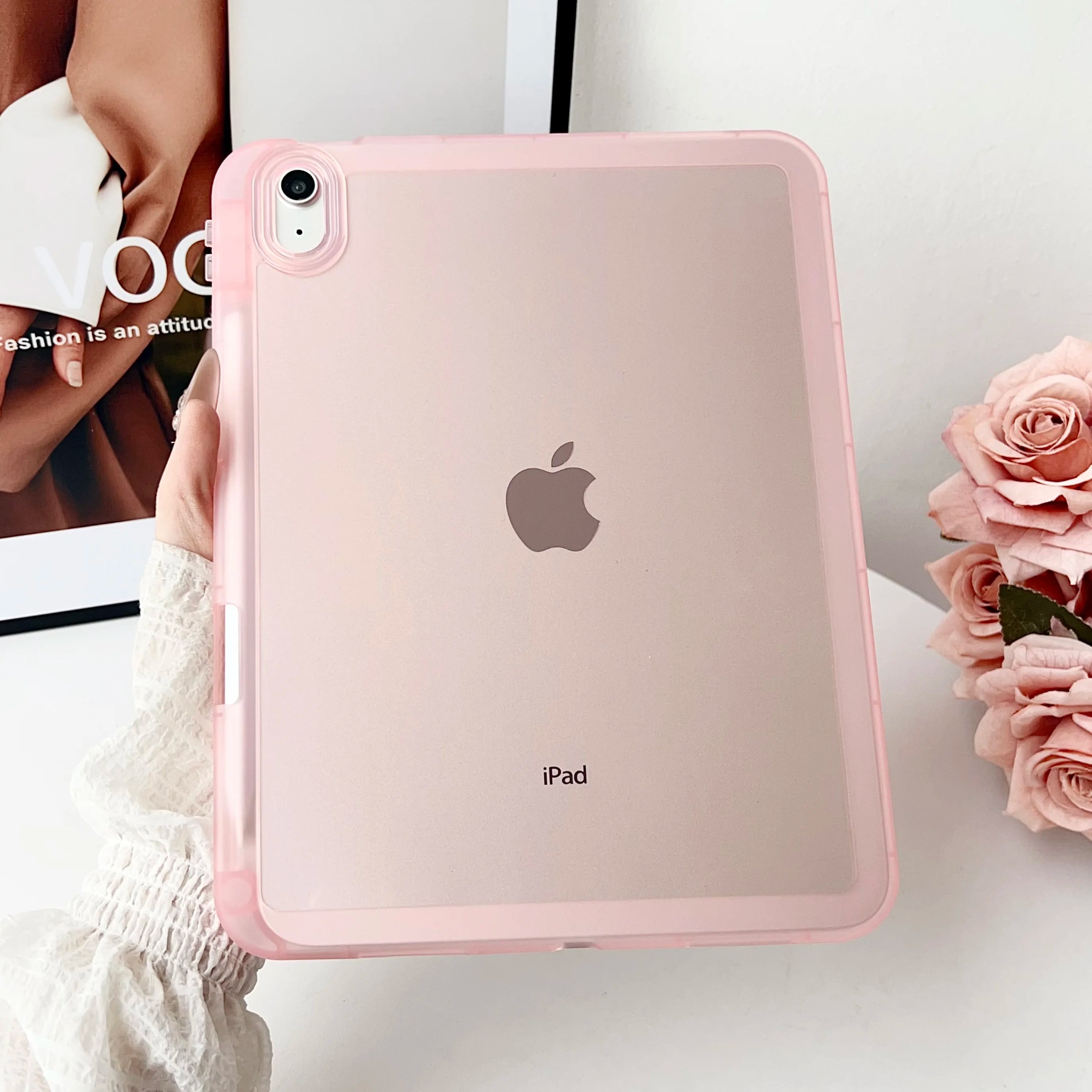 For iPad 5th 6th 9.7' 7th 8th 9th 10.2' Air 4 Air 5 Air 11 A16 2025 Pro11 10th iPad Mini 4 5 6 7 Hard PC+TPU Stand Cover Case