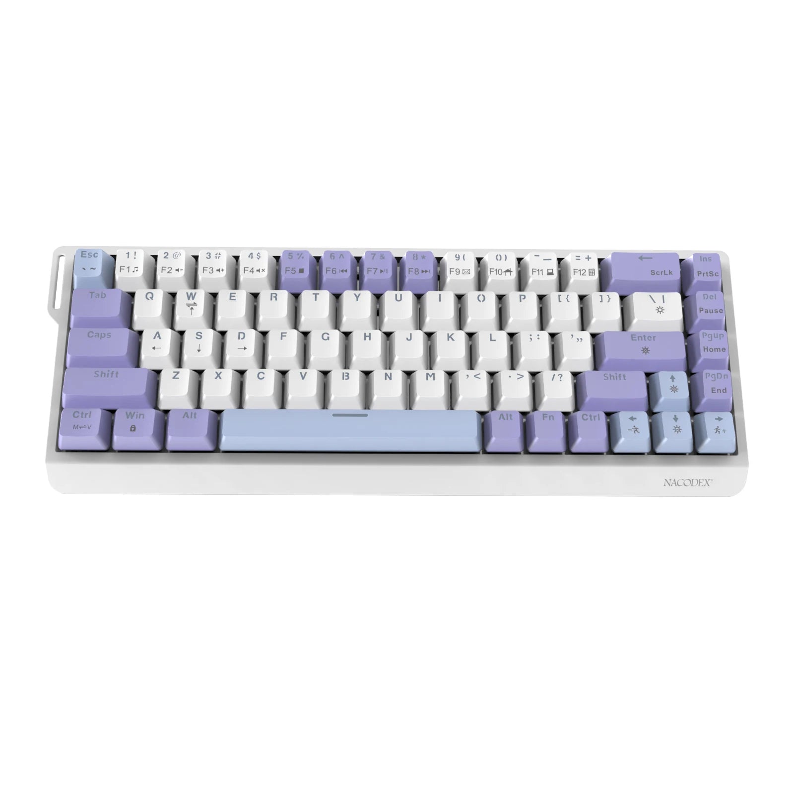 AJAZZ NK68 V2 Wired Mechanical Gaming Keyboard, Red Switch, Full Hot-Swappable, RGB Streamer Light, 68 Keys for Gaming & Office
