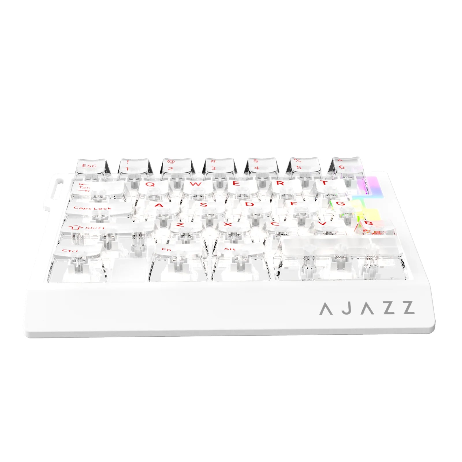 AK029 Wired Gaming Keyboard, 20 RGB Modes, 29 Keys, Hot-Swappable, Aluminum Panel
