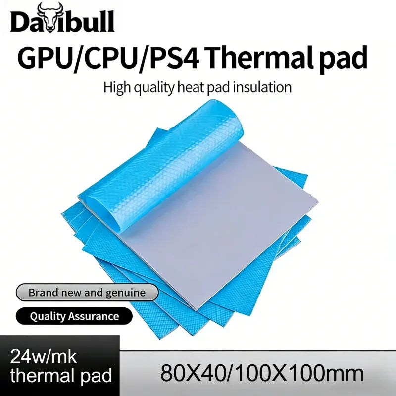 DaliBul 24W/MK High Quality Thermal Pad GPU CPU Cooling Heatsink Conductive Silicone Thermal Insulation to Electronic Components