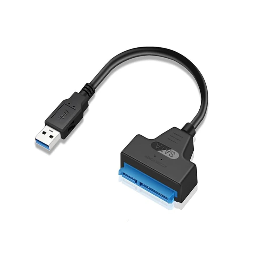 SATA to USB 3.0 Adapter Cable for 2.5 inch Hard Drive HDD/SSD Data Transfer,2in1 Sata Cable  External Hard Drive Converter