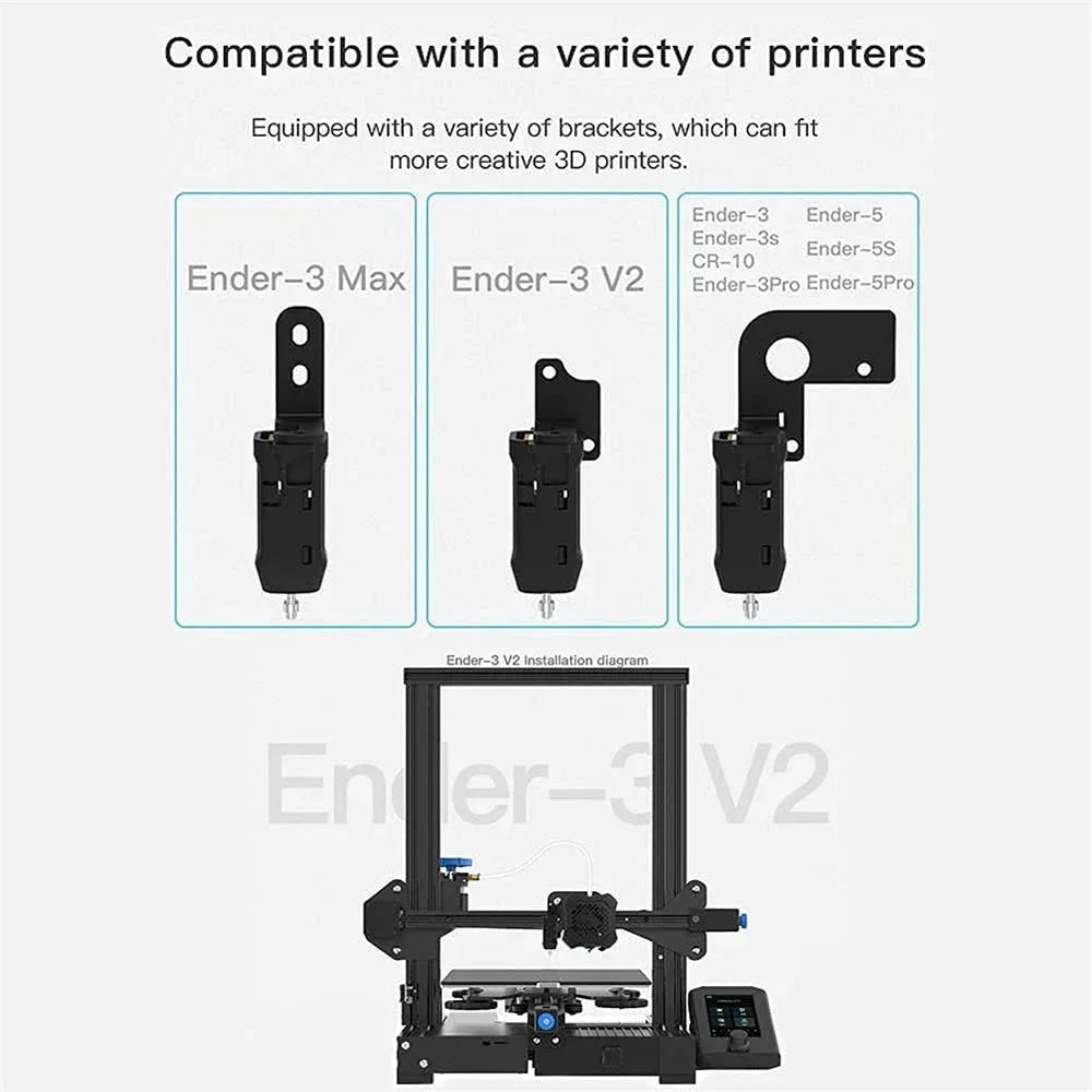 CREALITY CR Touch Sensor 3D Printer Parts 32bit Auto Leveling Kit Bracket Plate for Ender-3/Ender-3 V2/Ender-3 Pro/Ender 5/CR 10