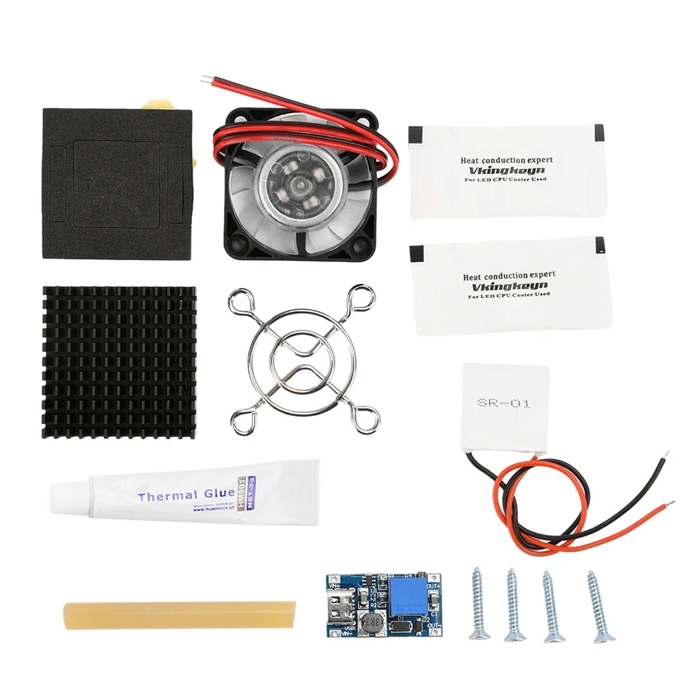 2026 New SR-01 5V Thermoelectric Cooler Peltier Elemente Module 40*40MM 5V Semiconductor Refrigeration Chip Easy to DIY/Assemble
