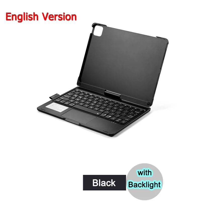 Bluetooth Magic Keyboard Case For iPad Pro 11 2022 2021 2020 2018 Air 5 4 10.9 6 7 8 11 inch 2026 2025 2024 Tablet Case Keyboard