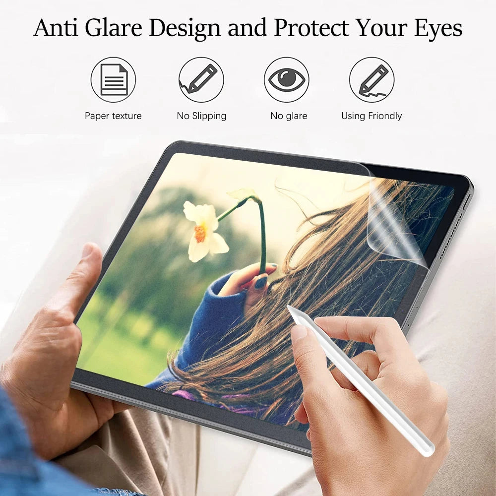 3Pcs Paper Feel Like Screen Protector for Lenovo Xiaoxin Pad 2024 2022 Xiaoxin Pad Pro 12.7 2023 2025 Film No Glass