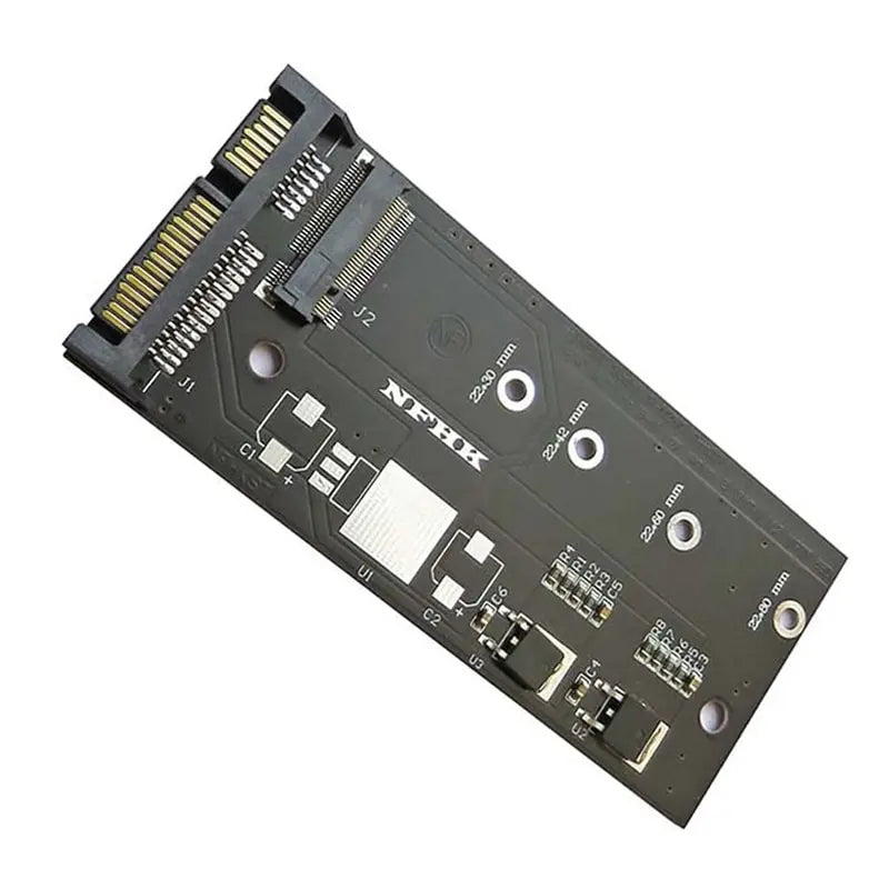 1pc NEW SATA M.2 NGFF SSD To 2.5" SATA 2.5" SATA To M.2 NGFF SSD Adapter Riser Card Hot Sale