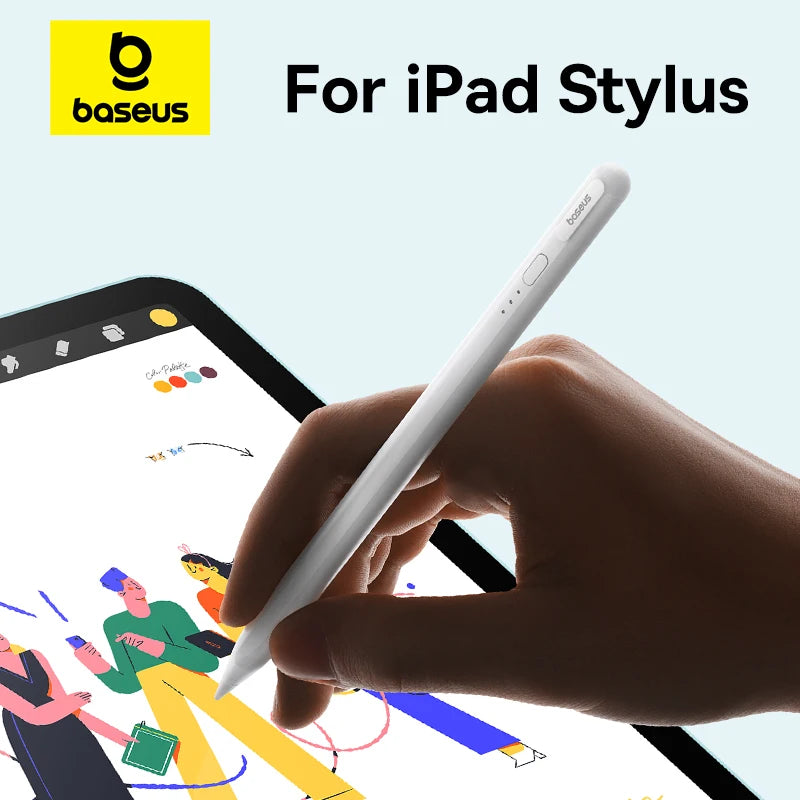 Baseus 3rd Gen Stylus Pen For iPad Pro Wired Charging Stylus Active Tilt Sensitivity Version For iPad 10 iPad Air 4 iPad Air 5
