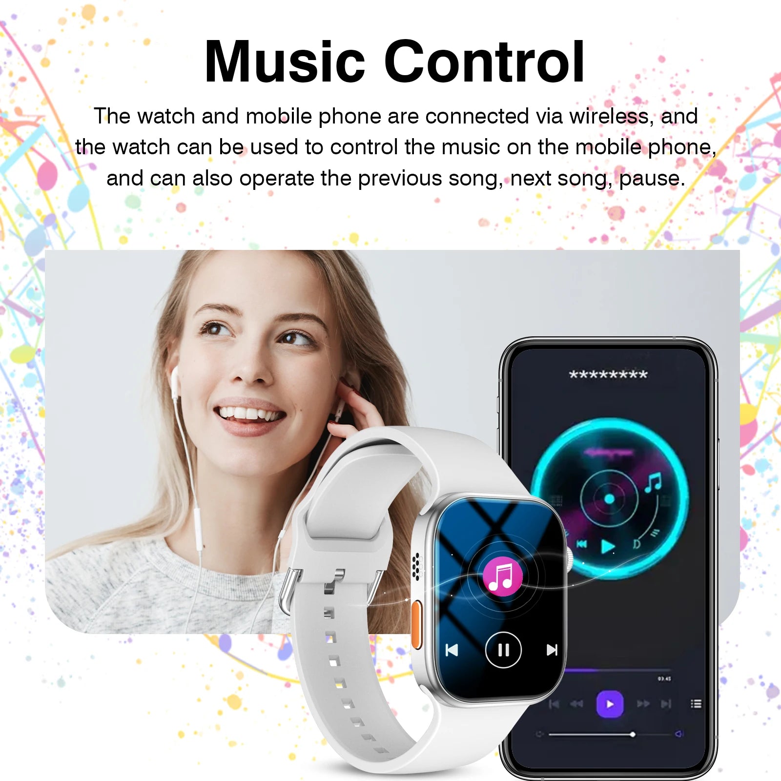 New Watch Smart Watch 49mm 2026 New Men Women  Bluetooth Call BT Music Games Wireless Charging Smartwatch