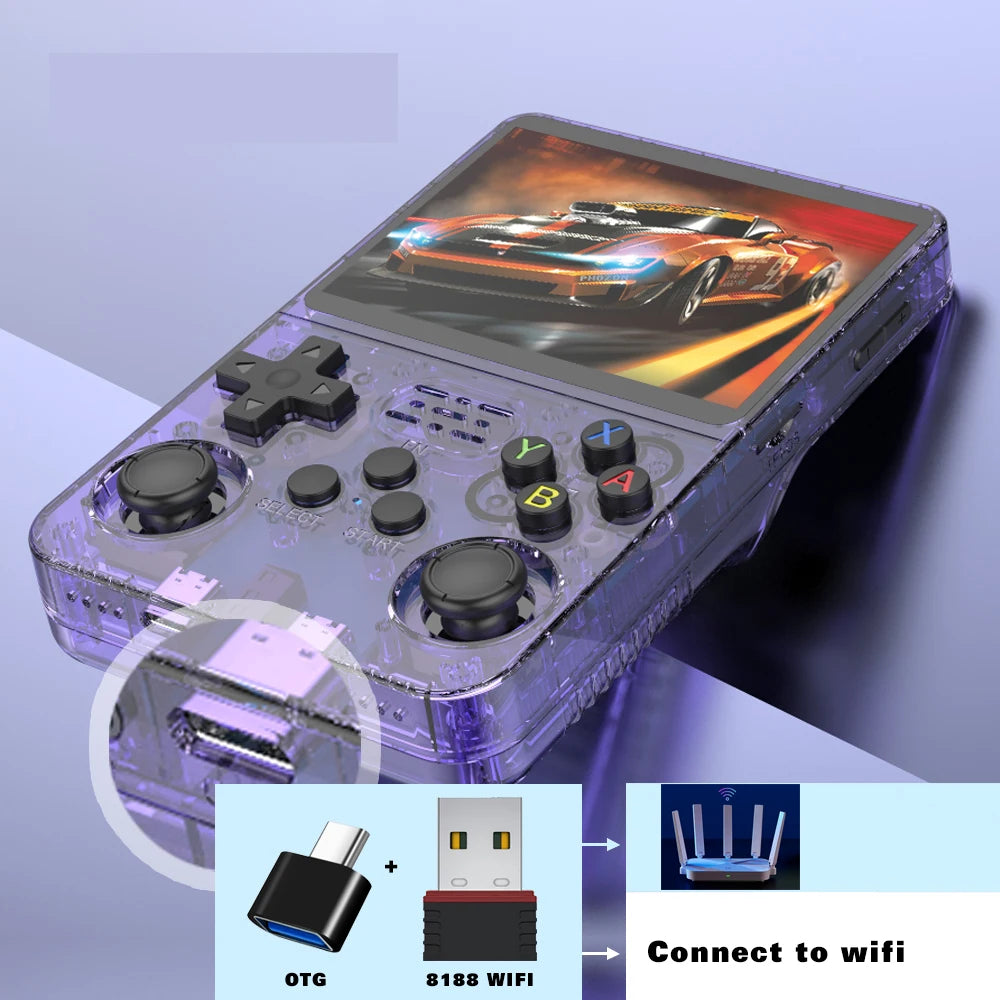 BOYHOM R36S WiFi Upgrade Kit RTL8188FTV USB Dongle & Type-C OTG Adapter for R36H R36S Ultra R36 Plus Retro Console 2026