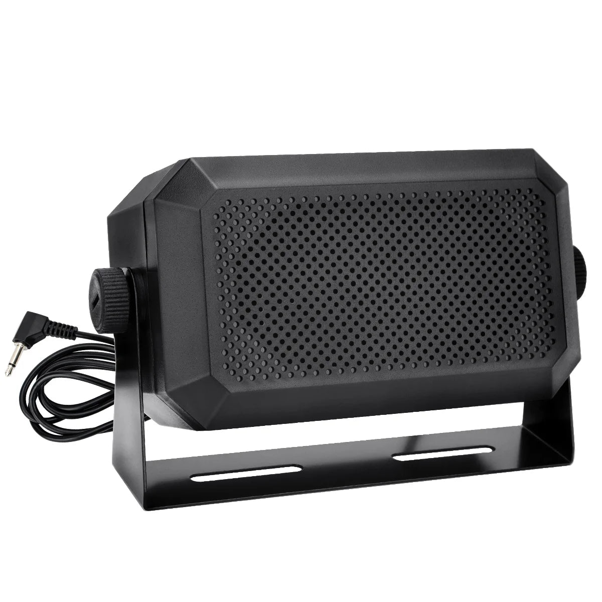 ABBREE Rectangular External Communications Speaker External Scanners for All 3.5mm Audio Plug CB Radios and Mobile Radio