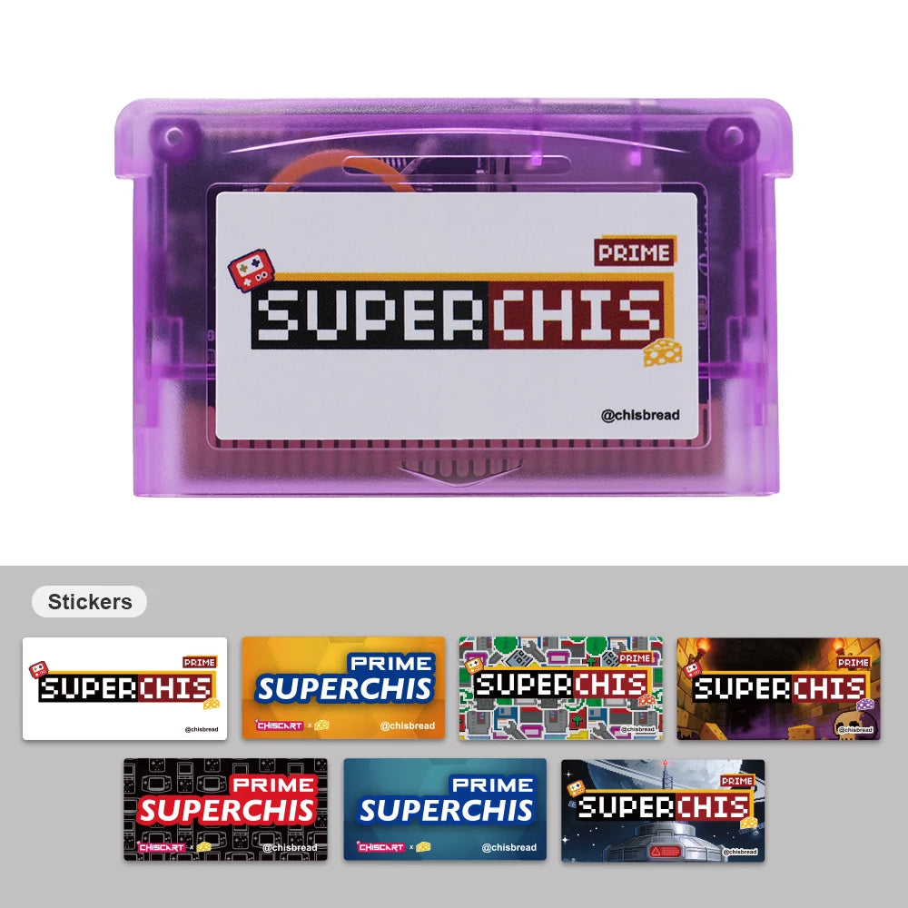 SuperChis Prime GBA Cart Reader with 256KB SRAM, 1Gbit NOR Flash, 1Mbit SRAM, SuperFW for GBA, GB Player, NDS, NDSL Console