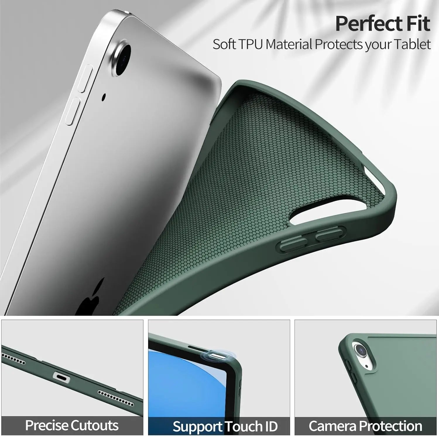 Tri-fold Flip Case For iPad Mini 6 7 (A17 Pro) 8.3'' 2024 2021 A2568 A2995/A2996 AMagnetic Stand PU Leather Protective Cover