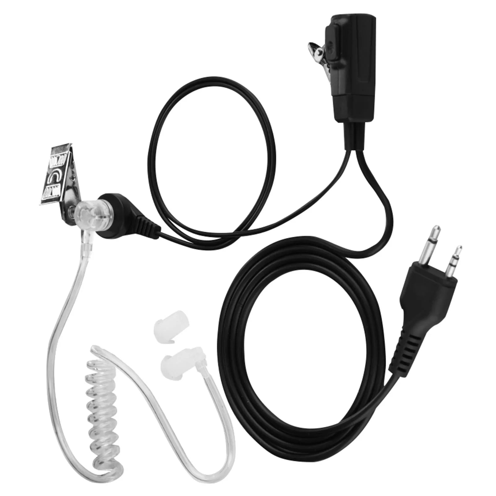 Air Transparent Tube Earbud Earpiece Heatset Mic Clear Sound for Midland Walkie Talkie Radio Headset Use Communication Accessory