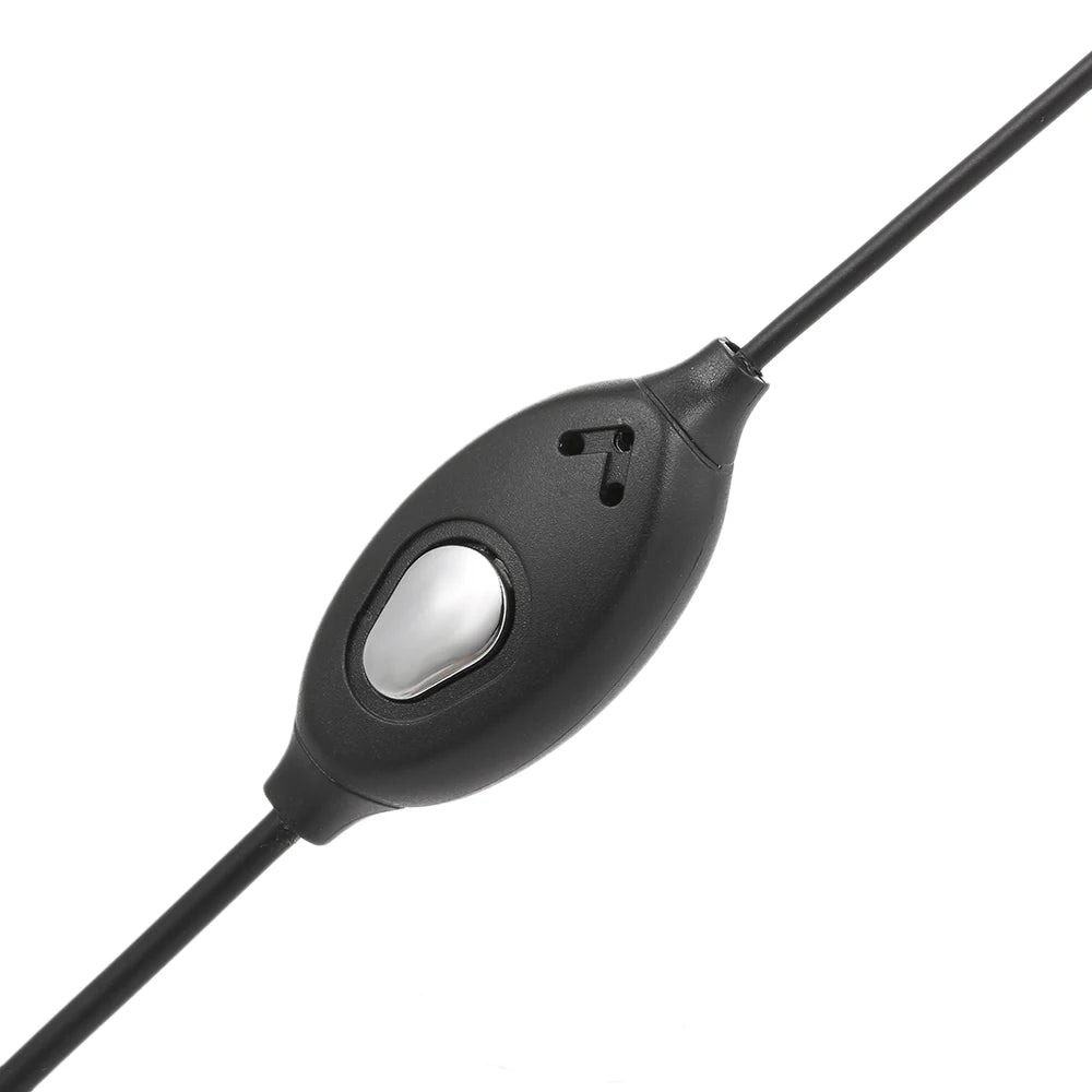 Walkie Talkie Headset Earpiece with Mic PTT for Motorola Two Way Radio Walkie Talkie 2 Pin M Plug / K Plug Earhook Design