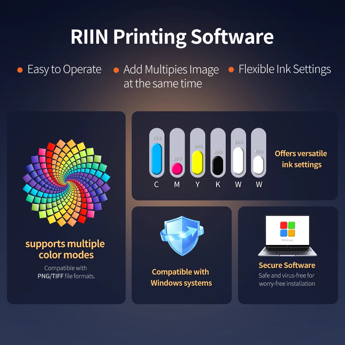 Colorsun A3 DTF Printer XP600 Impressora A3 DTF Printer Direct to FIlm Printing Machine A3 DTF Printer For T-shirt Hoodies