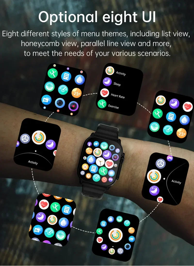 New Watch Smart Watch 49mm 2026 New Men Women  Bluetooth Call BT Music Games Wireless Charging Smartwatch