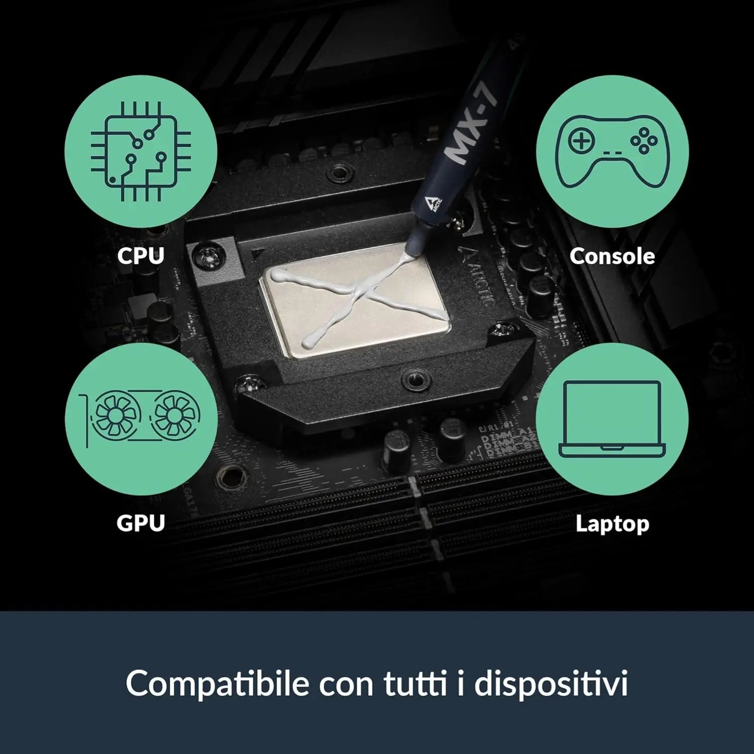 ARCTIC MX-7-Ultimate Performance Thermal Paste for CPUs Laptops Graphics Cards - High Thermal Conductivity Long-lasting