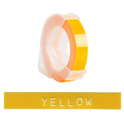 6MM 9MM 12MM 3D Embossing Label Refill Printer Ribbon PVC LABEL Motex E101 1610 12965 1880 Label Machine Tapes