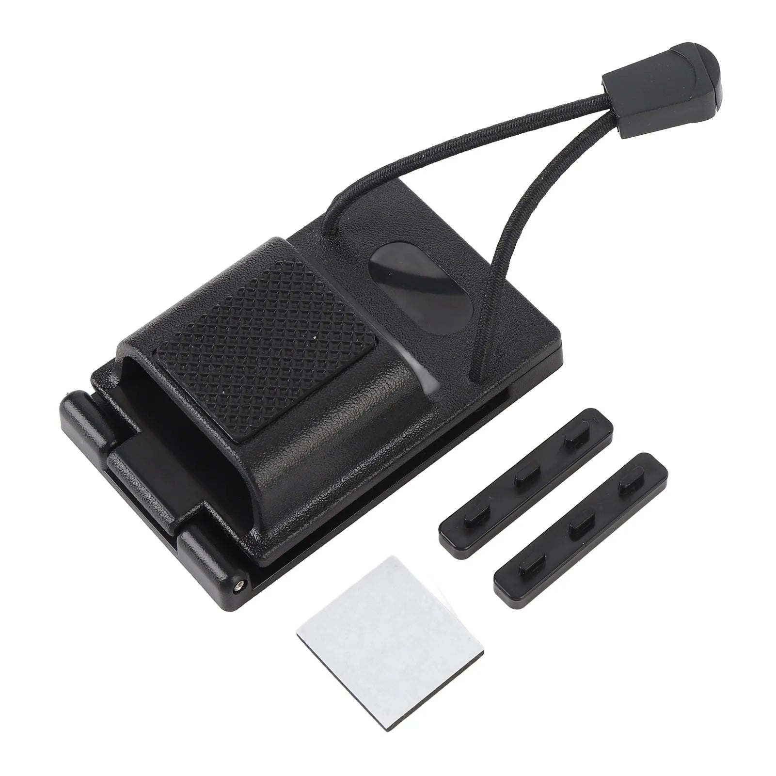 2 Way Radio Holster Black Secure Compact Radio Belt Clip Holder Anti Slip ABS for Law Enforcement Duty Belt