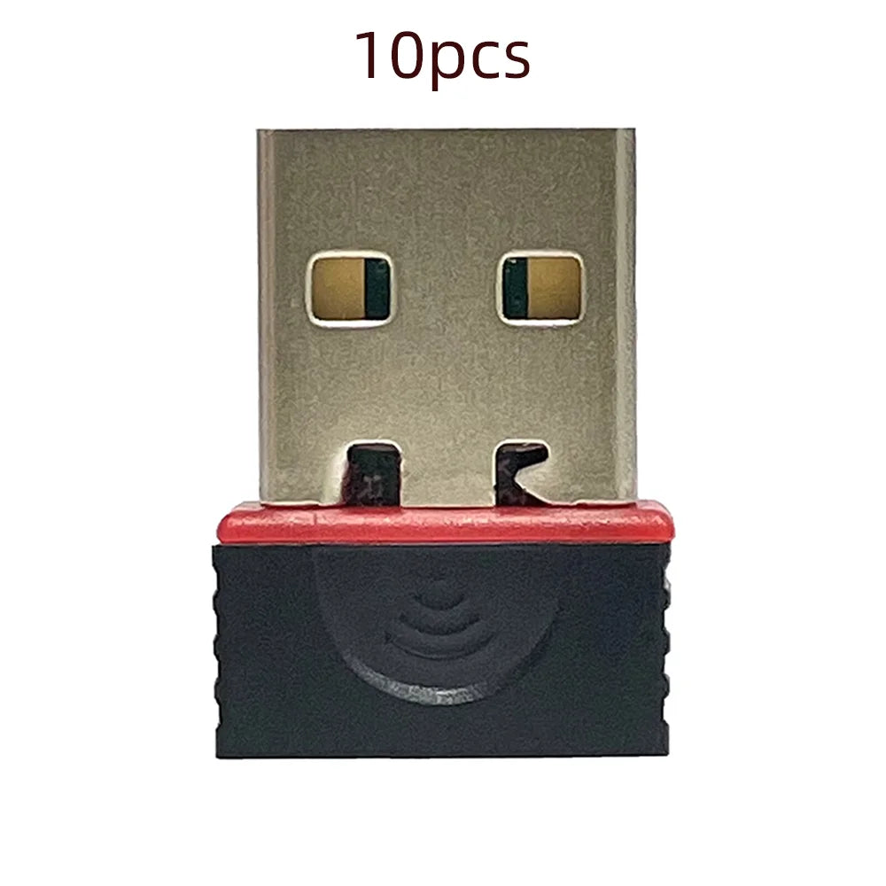 WIFI 6 Network Signal Reception 150Mbps Mini Driver-free WiFi Adapter for PC Deskop Computer 2.4G Network Card USB Plug and Play