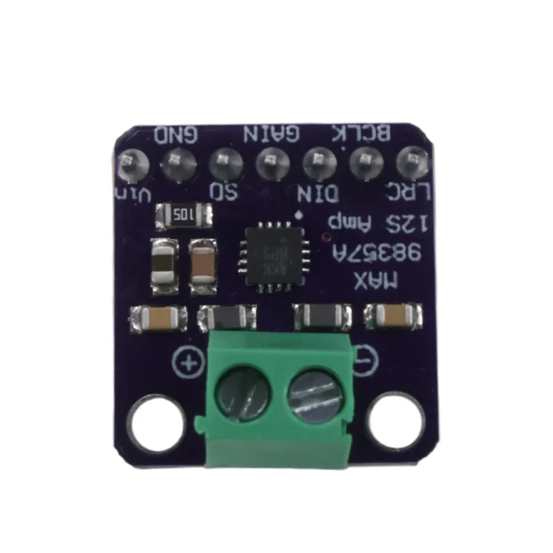 MAX98357A I2S 3W Class D Audio Amplifier Module DAC Decoder Filterless Plug and Play for ESP32 ESP8266 Raspberry Pi Arduino