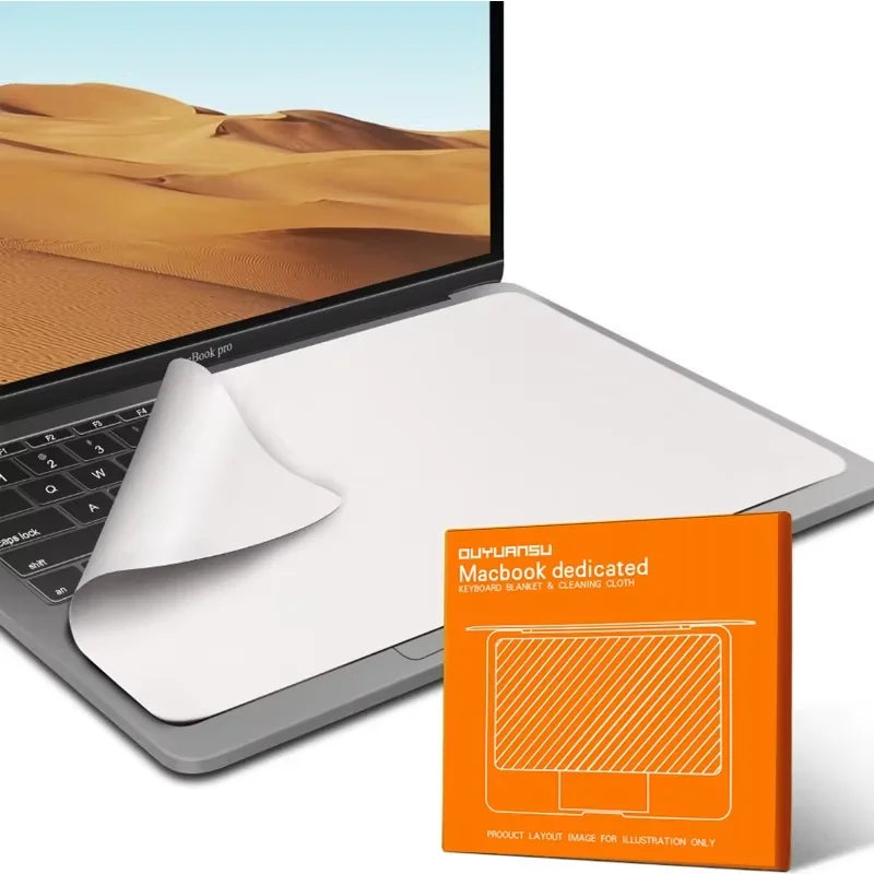 Suitable for MacBook Pro Keyboard Dust Cloth, Air Wiping Cloth, Apple Laptop 13/15/16 Inch Mac Cleaning Screen Wiping