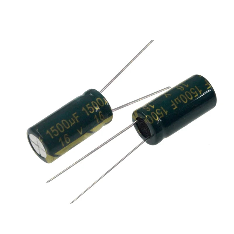 20pcs 1500uF 16V 1500MFD 16VDC 10*16mm Aluminum Electrolytic Capacitor Radial 1500mf16v 1500uf16v 16v1500mf 16v1500uf