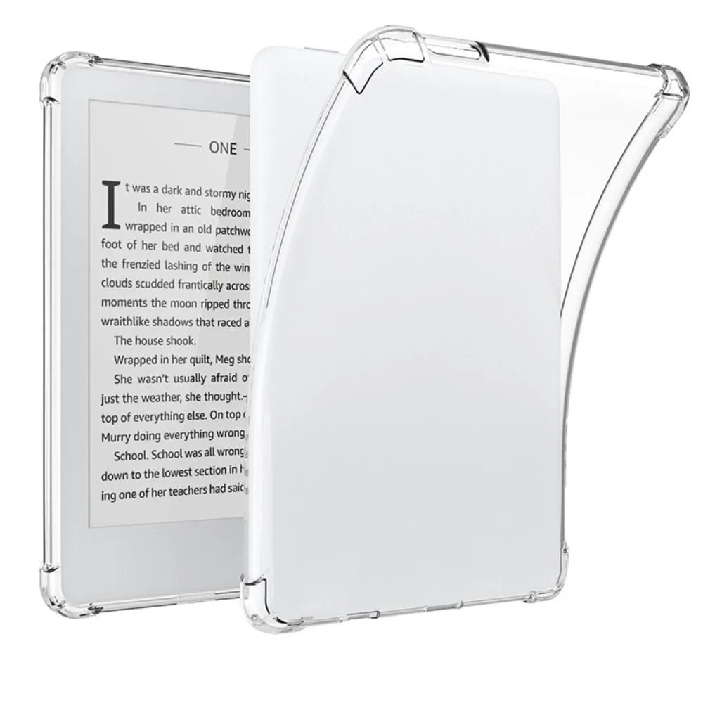 Shockproof 6 inch E-Reader Case Wear Resistant Anti-fall Protective Cover Transparent TPU Back Shell for MeeBook M6/M6C