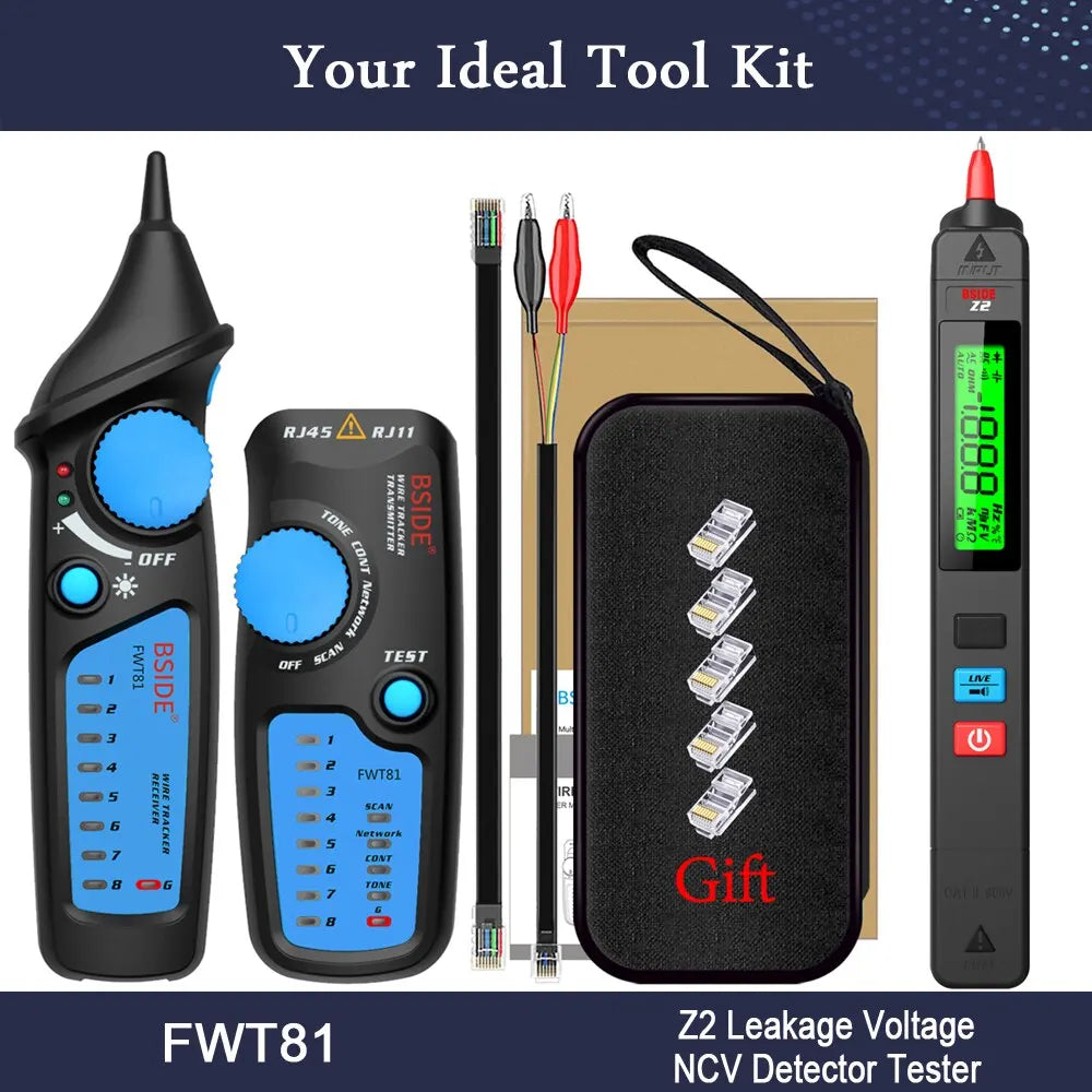 BSIDE FWT81 Network Cable Tracker for RJ11/RJ45 & Phone Line