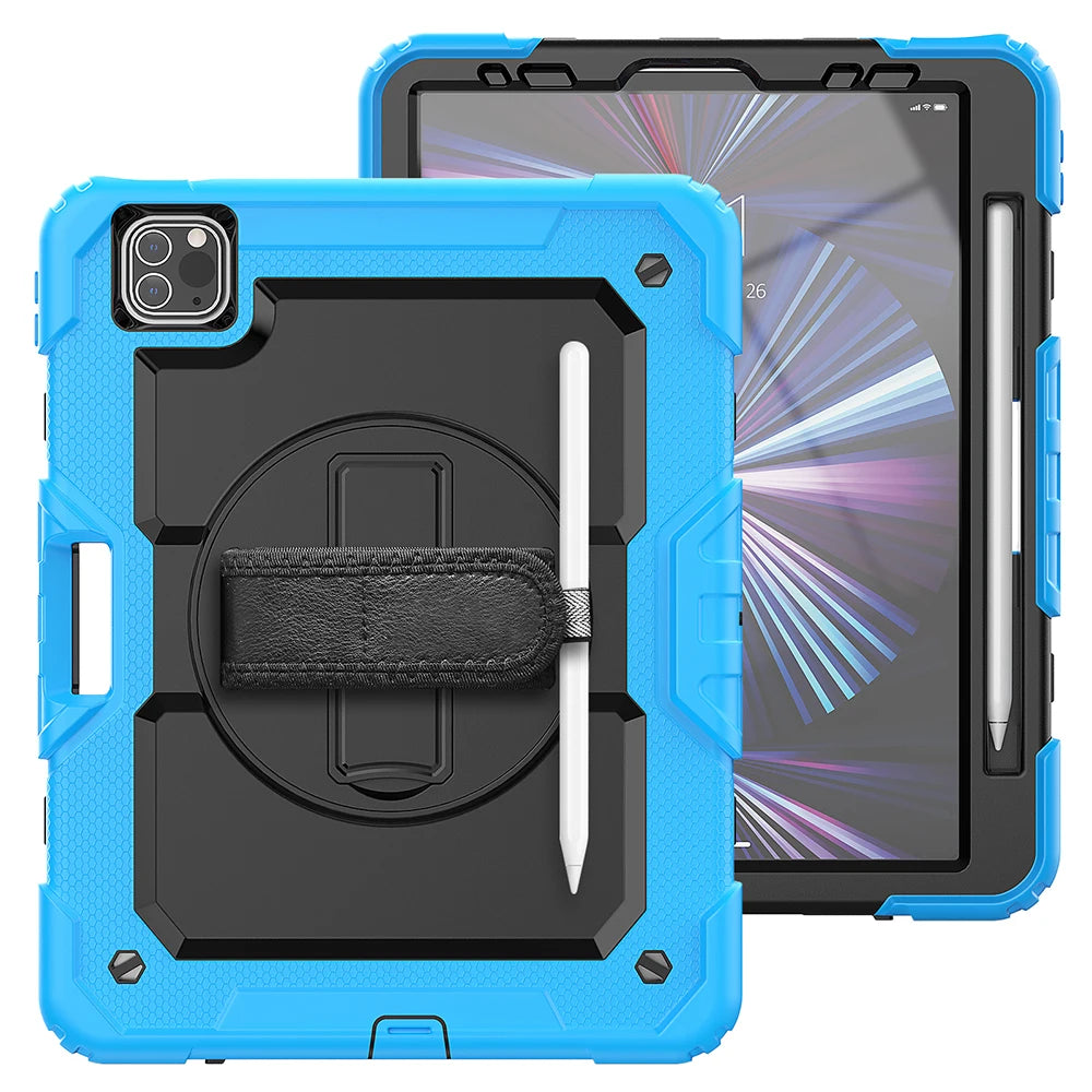 Heavy Duty for iPad Case 10.2 9th Generation Cover For 2022 iPad 9.7 Air 5 2 3 4 10.9 10.5 2021 Pro 11 12.9 Mini 6 5 Smart Cover