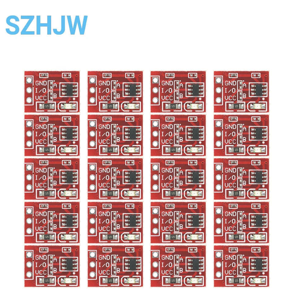 10/20/40/50/100PCS TTP223 Touch Button Module Capacitor Type Single Channel Self Locking Touch Switch Sensor