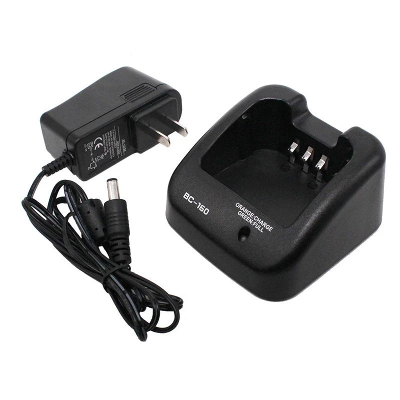 BC-160 Charger for ICOM Radio IC-F4029SDR A14 A15 F14 F16 F26 F3026 F4026 F33GS  F3021 F4021 F3161 F3163 F4162 BP-232