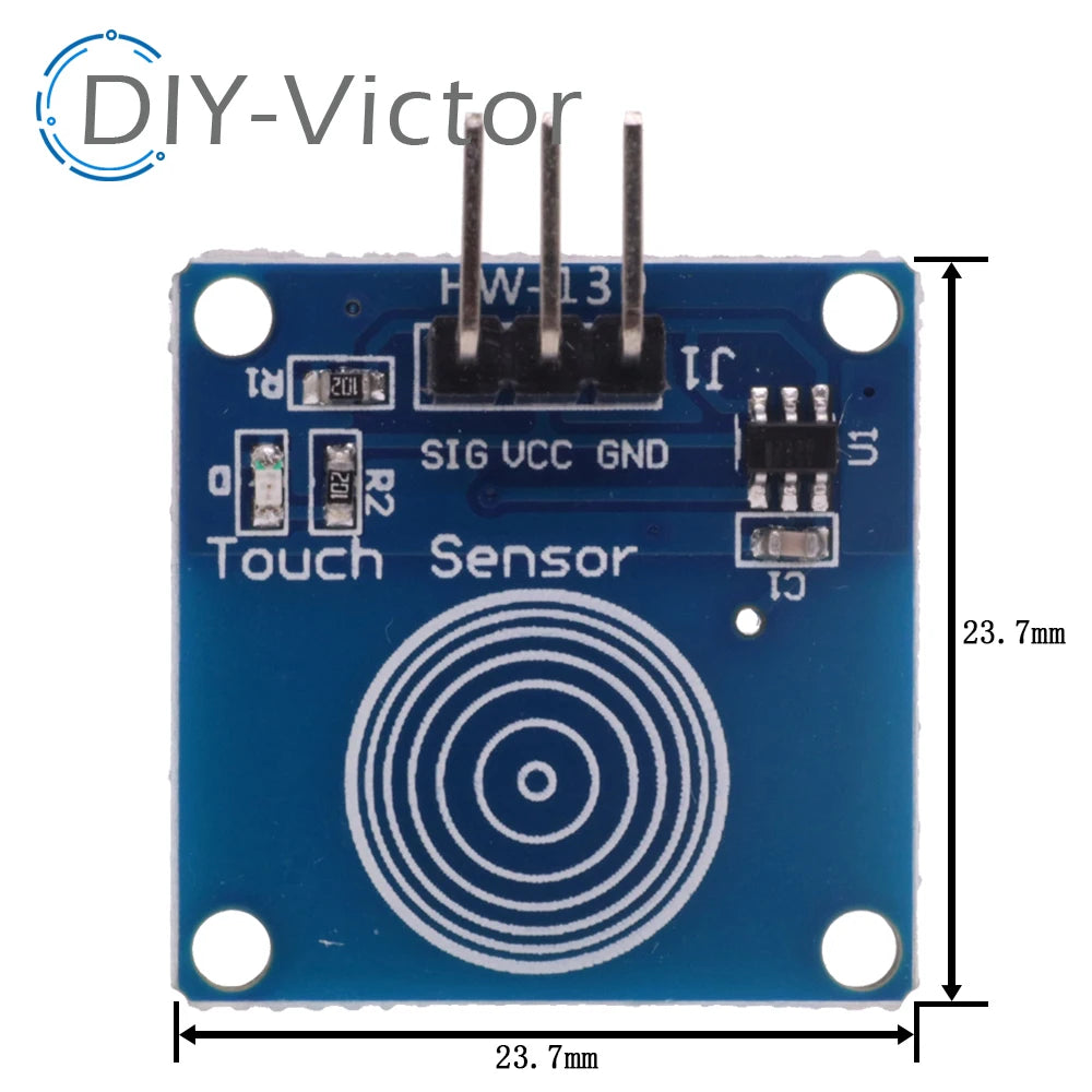 TTP223 Touch Switch Module TTP223B 1 Channel Jog Digital Capacitive Touch Sensor for arduino DIY KIT