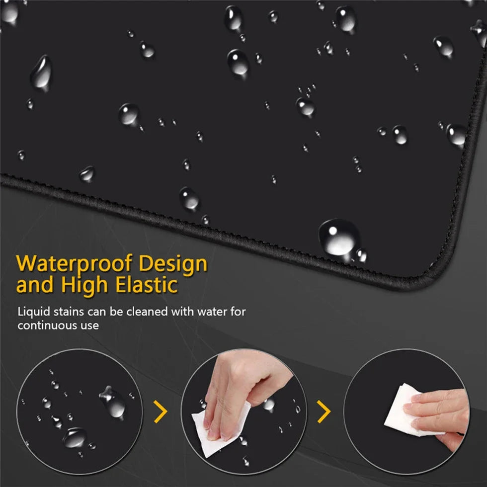 900x400 Gray Textured Tarpaulin Mouse Pad Waterproof Mat Gaming Accessories Control MousePad Gamer Water Proof Cloth Desk Mat