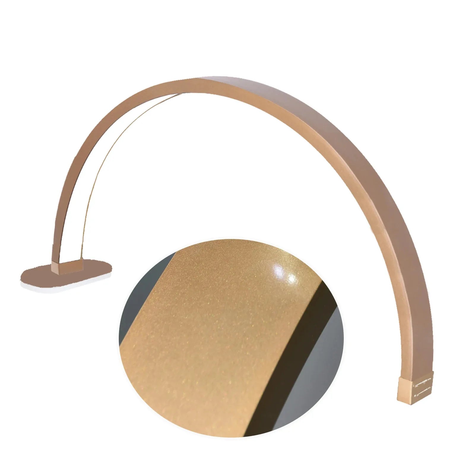 Fosoto Gold Half Moon Lamp 45W Nail Moon Light Manicure Beauty Salon LED Light Lash Lamp Manicure Lamp Nail Art Light