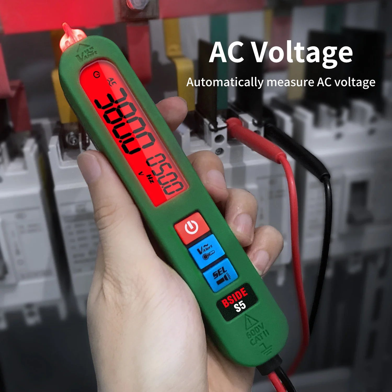 BSIDE S5 Smart USB Voltage Tester with T-RMS & NCV