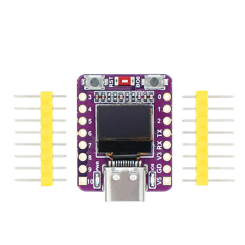 ESP32-C3 OLED development board with 0.42 inch OLED module ceramic antenna ESP32 supermini development board wifi Bluetooth