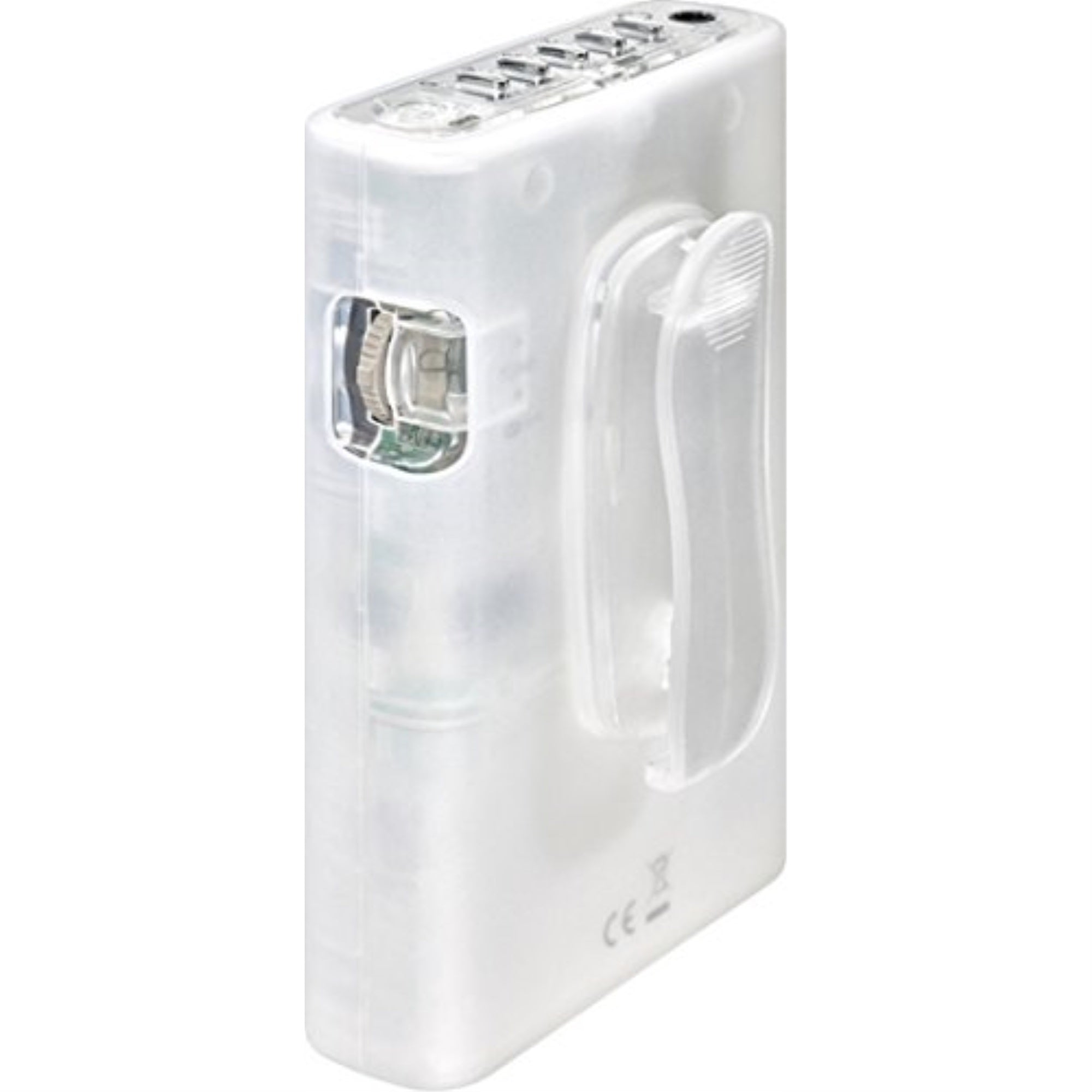 Sangean DT-160CLP FM-Stereo/AM Pocket Radio with Protective Pouch & Belt Clip (Clear)