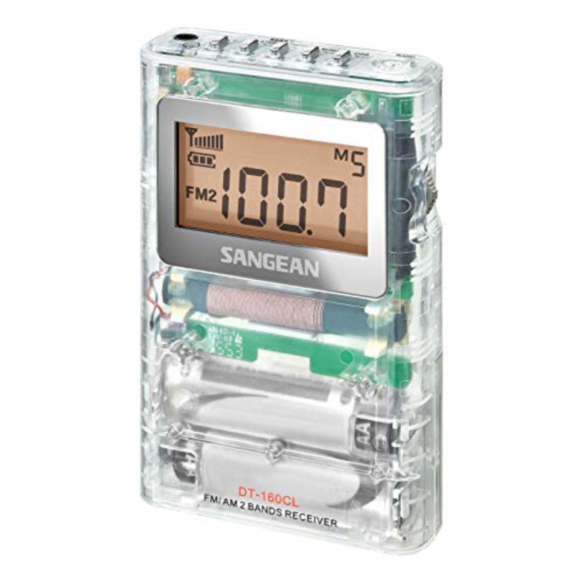 Sangean DT-160CLP FM-Stereo/AM Pocket Radio - Thumbnail 2