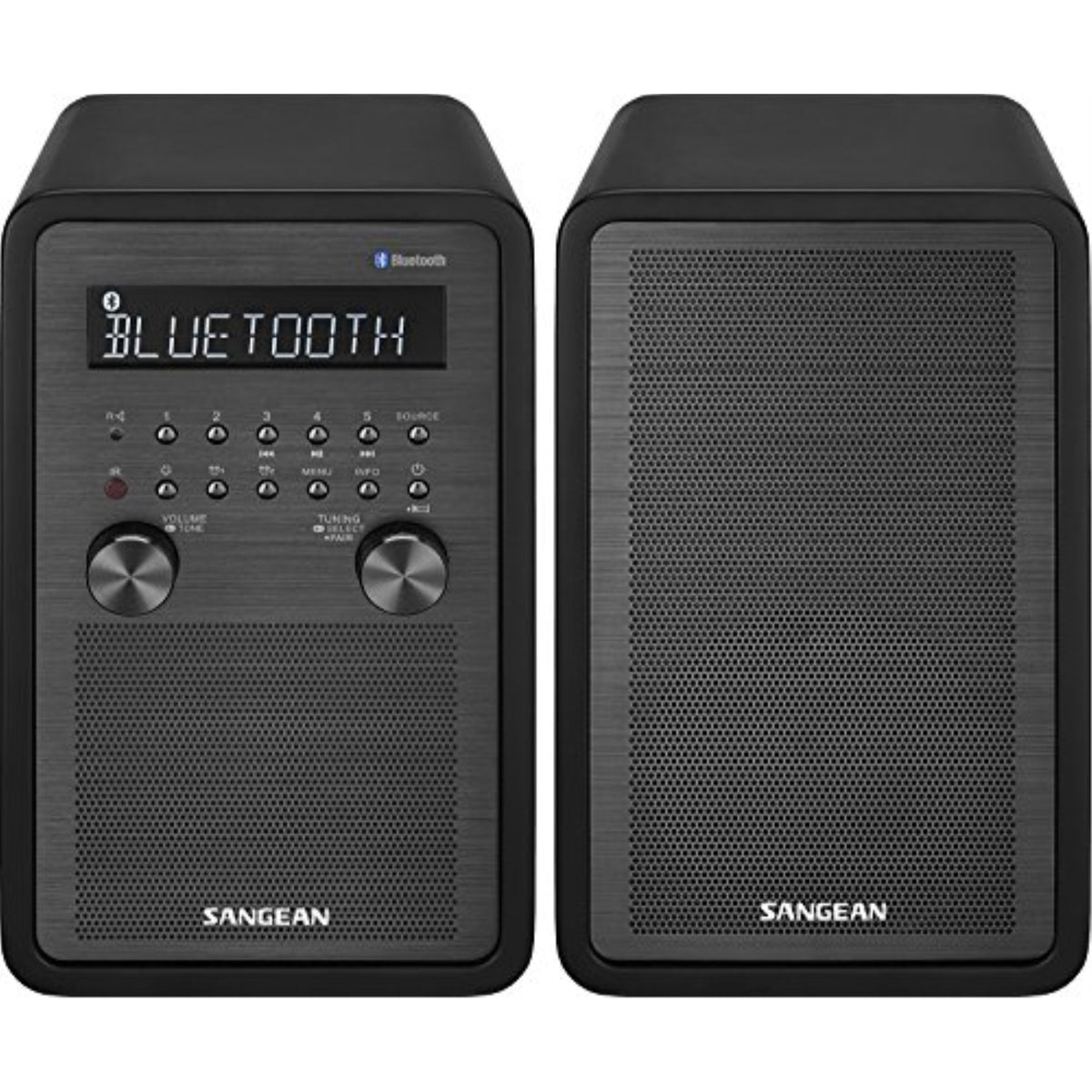 Sangean WR-50 AM/FM/Bluetooth Table Top Radio Black – Electroeshop